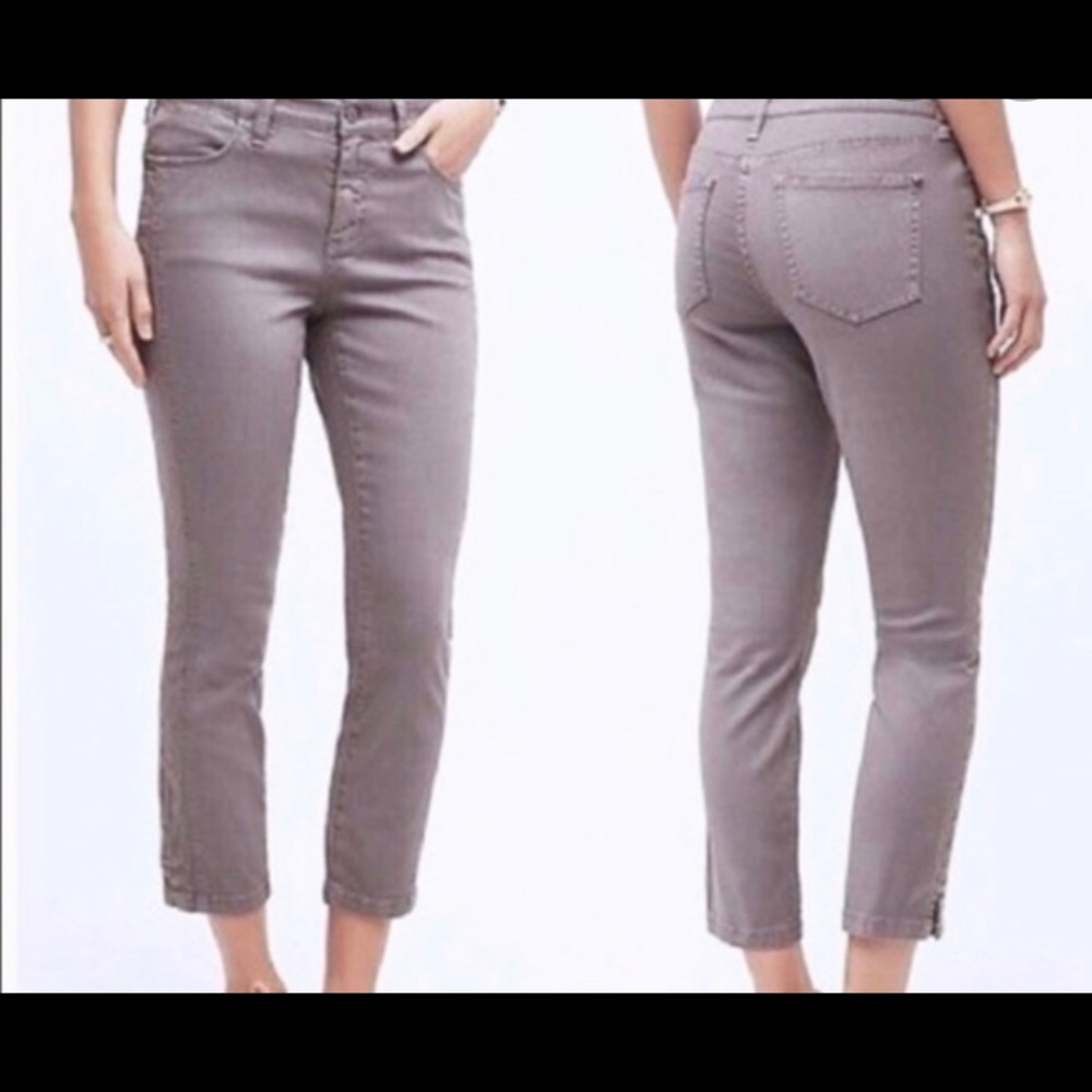 Anthro Pilcro and the Letterpress Stet Jeans in Gray Size 25